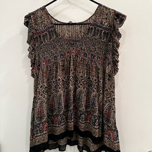 Joie boho silk top